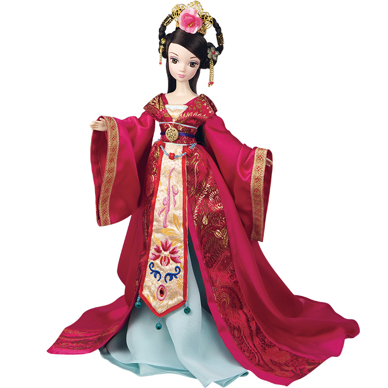 可儿娃娃文成公主和亲古装新娘儿童礼物换装洋娃娃女孩玩具9099 - 图0