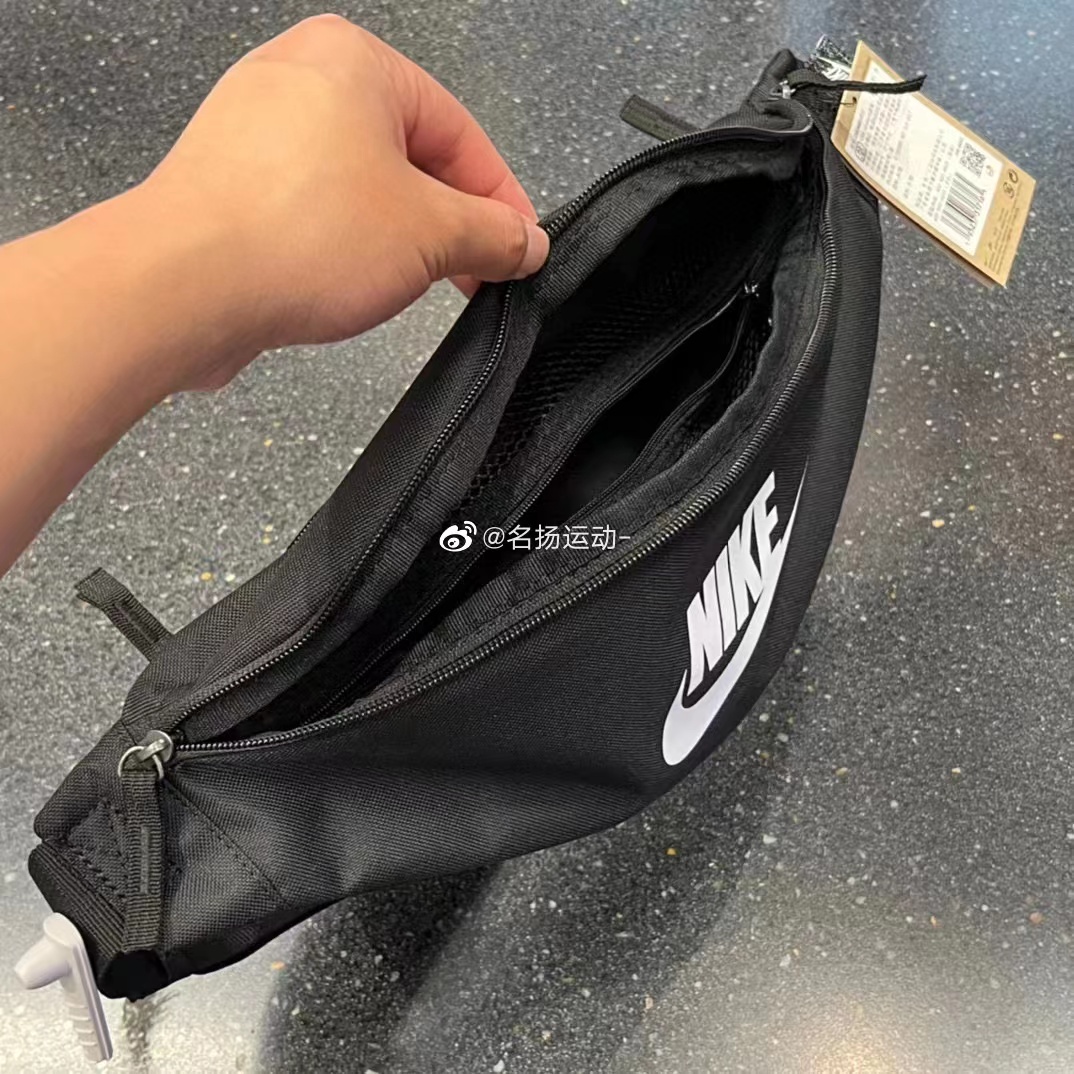 Nike/耐克 男女休闲运动单肩包挎包胸包帆布腰包 BA5750-104 - 图2