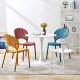 Nordic simple chair backrest outdoor leisure table and chair