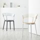 Transparent thickened cafe casual style creative dining chair