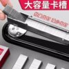 Deli stapler, student special stationery, large office thick book, small staple book artifact, household universal heavy duty