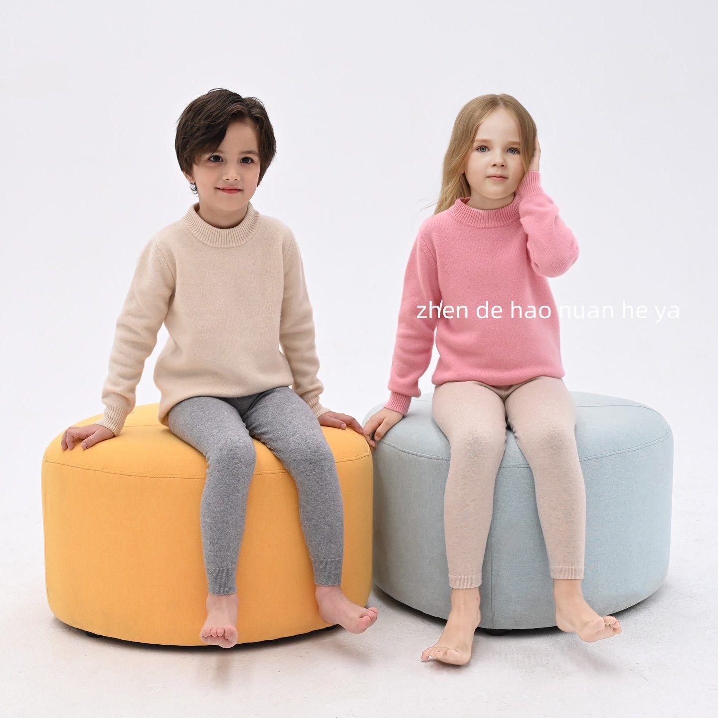 儿童羊绒裤中厚女童羊毛裤男童保暖裤宝宝毛线裤中大童打底裤棉裤,淘宝优惠券,粉丝福利购,淘宝优惠卷