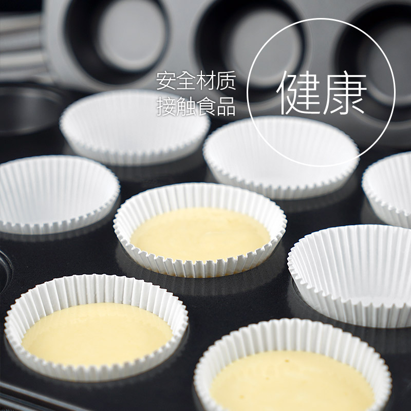 6连cupcake纸杯蛋糕12连杯子甜甜圈烤盘圆形马芬蛋糕模具烘焙家用-图2