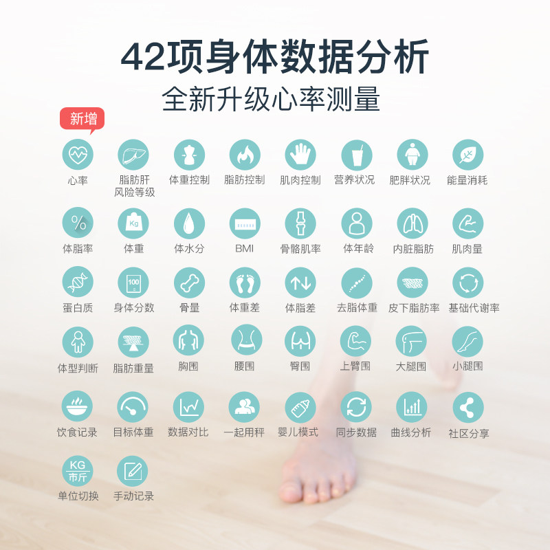 云康宝家用yolanda智能体脂秤 yolanda智能健康