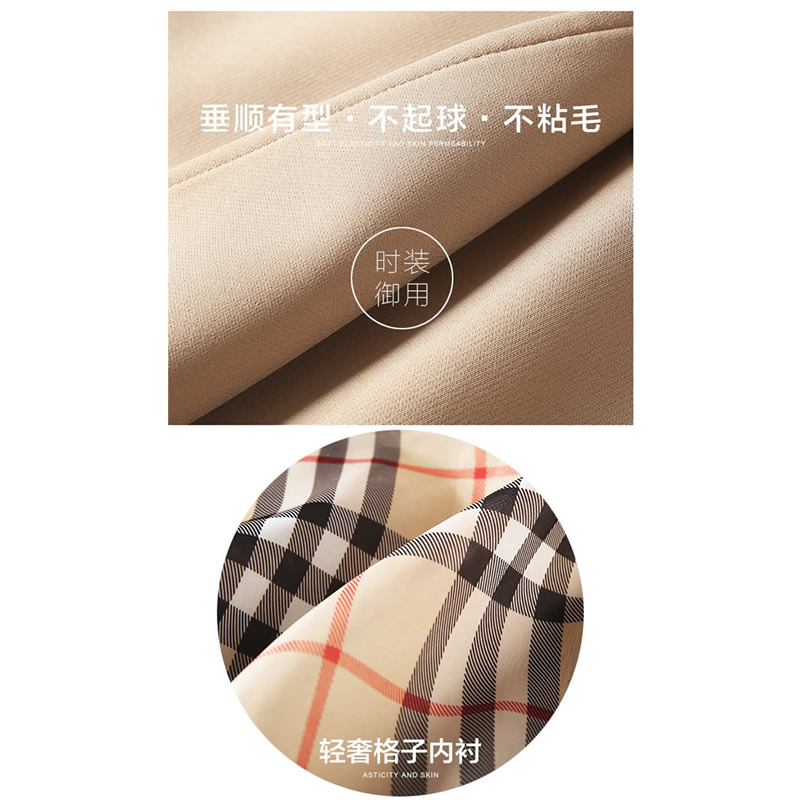年秋装新款小个子流行秋季外套 风衣女中长款韩版宽松 waitmore 2019 年秋装新款小个子流行秋季外套 风衣女中长款韩版宽松 waitmore 2019