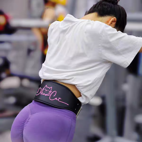 DREAMERCAT专业健身运动女防卡腰深蹲硬拉训练护腰带负重器械护具 - 图0