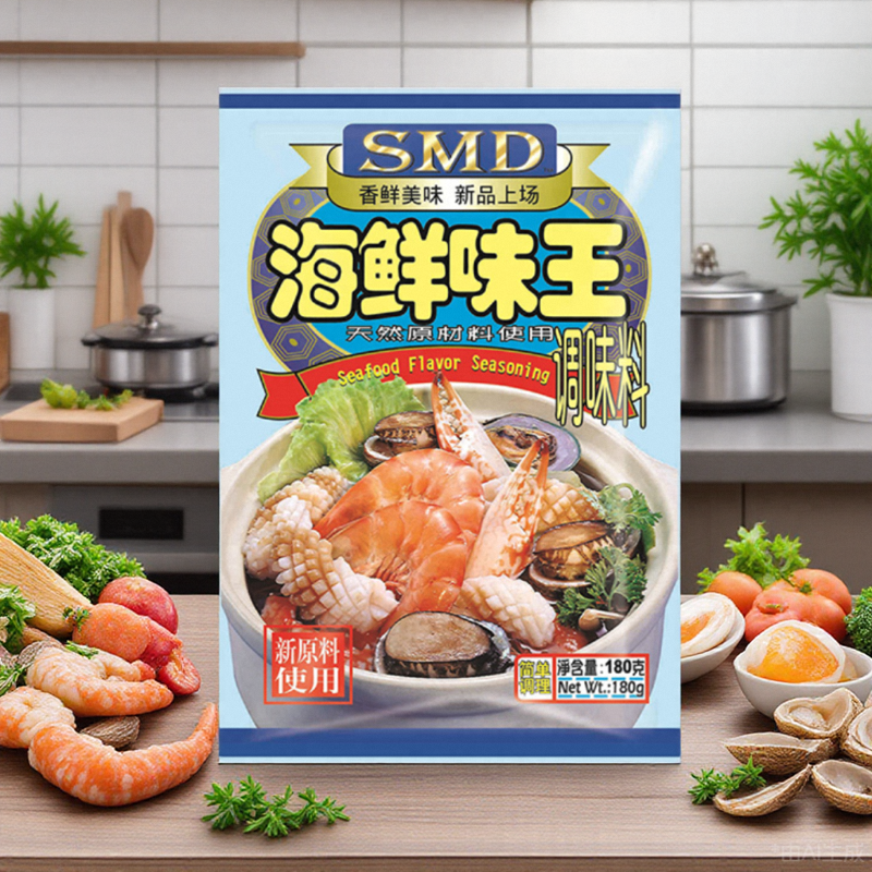 安记SMD海鲜味王调味料180g*40包炒菜煲汤火锅卤料海鲜粉烧烤调料,淘宝优惠券,粉丝福利购,淘宝优惠卷
