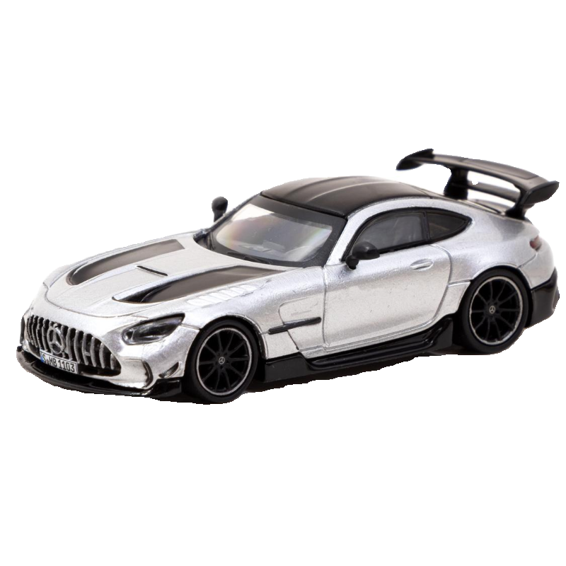 Tarmac Works 1:64奔驰AMG GT Black Series 银色合金静态模型 - 图3