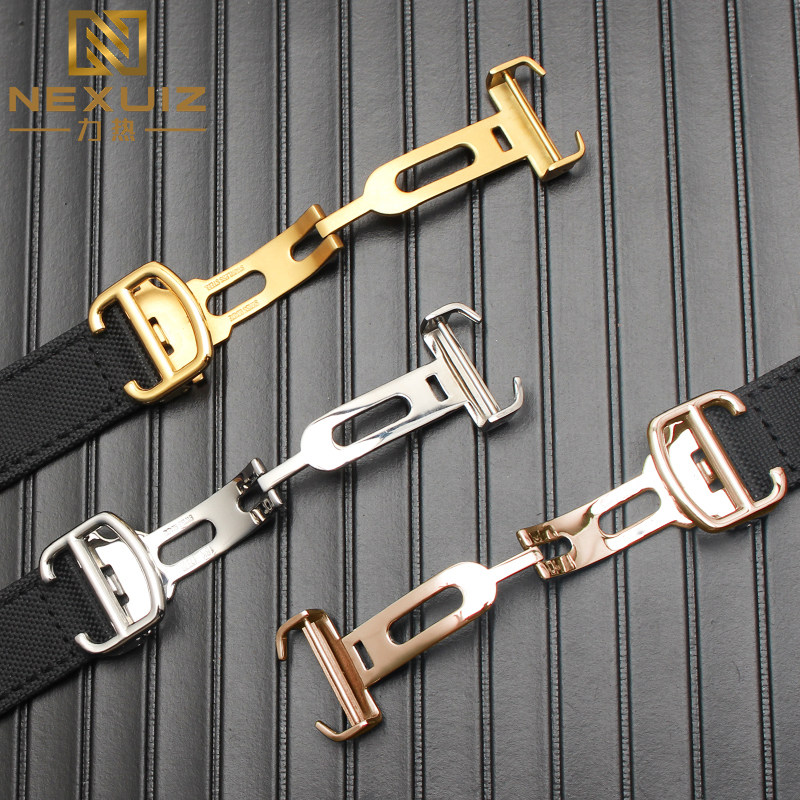 适配卡地亚蓝气球wsbb0015帆布表带 nexuiz力热配件