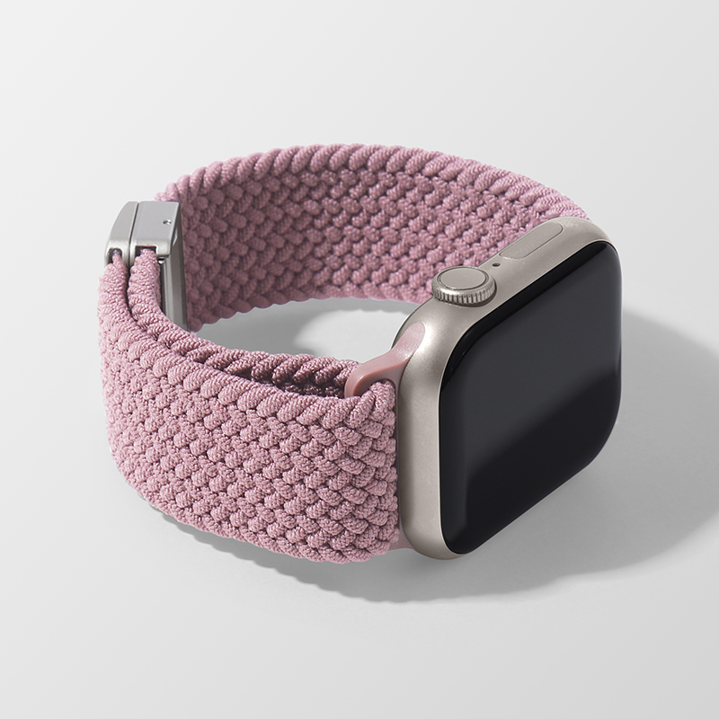 适用iphone苹果手表表带s10版iwatchs9手表带编织秋冬applewatch腕带S7高级感se男uitra2女款S9表带磁吸S8