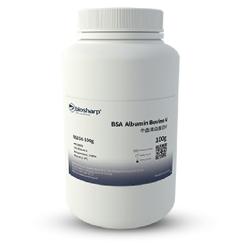 白鲨biosharp BS114牛血清白蛋白V BSA(Albumin Bovine) 5g/25g-图1