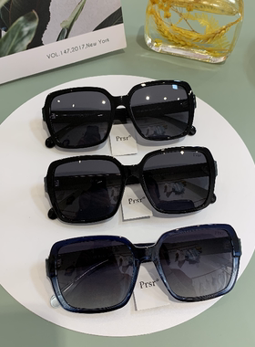 帕莎2021新款太阳镜女圆脸大框复古简约潮近视眼镜偏光墨镜PS1030