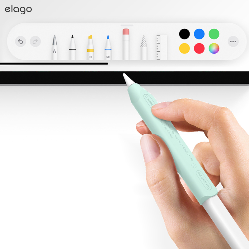 elago笔套适用apple pencil 2代保护套苹果二代ipad硅胶笔套iPencil保护套apple薄pencil硅胶磁吸防滚防摔套 - 图3