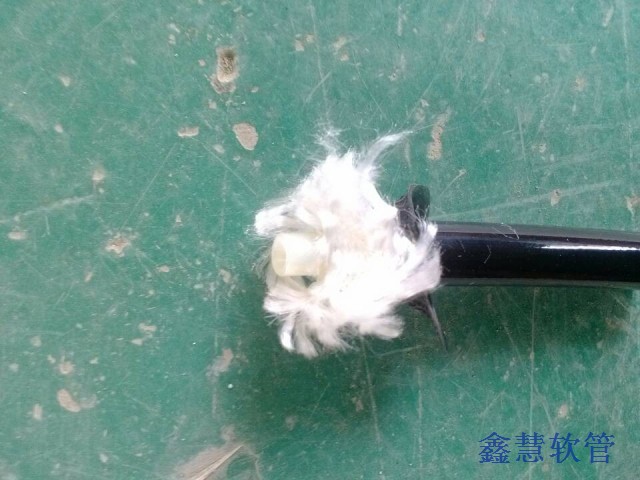 内径6mm*11尼龙芯纤维编织一层增强软管，尼龙管聚氨酯管测试软管 - 图1