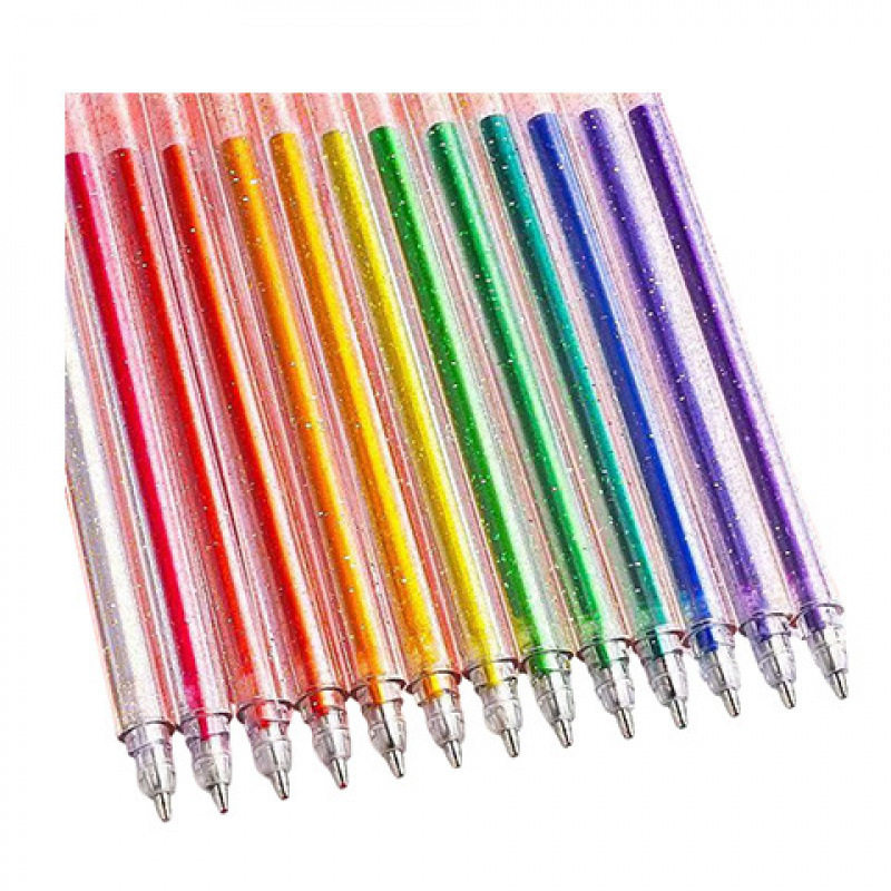 彩色手账笔闪光中性笔啫喱笔荧光标记笔学生用大容量流沙闪光笔,淘宝优惠券,粉丝福利购,淘宝优惠卷