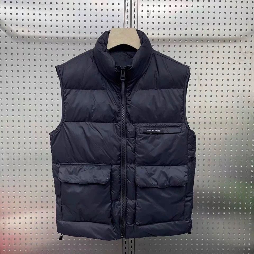 2025秋季新款丝绒棉马甲男欧洲站潮牌立领百搭坎肩保暖休闲背心男,淘宝优惠券,粉丝福利购,淘宝优惠卷