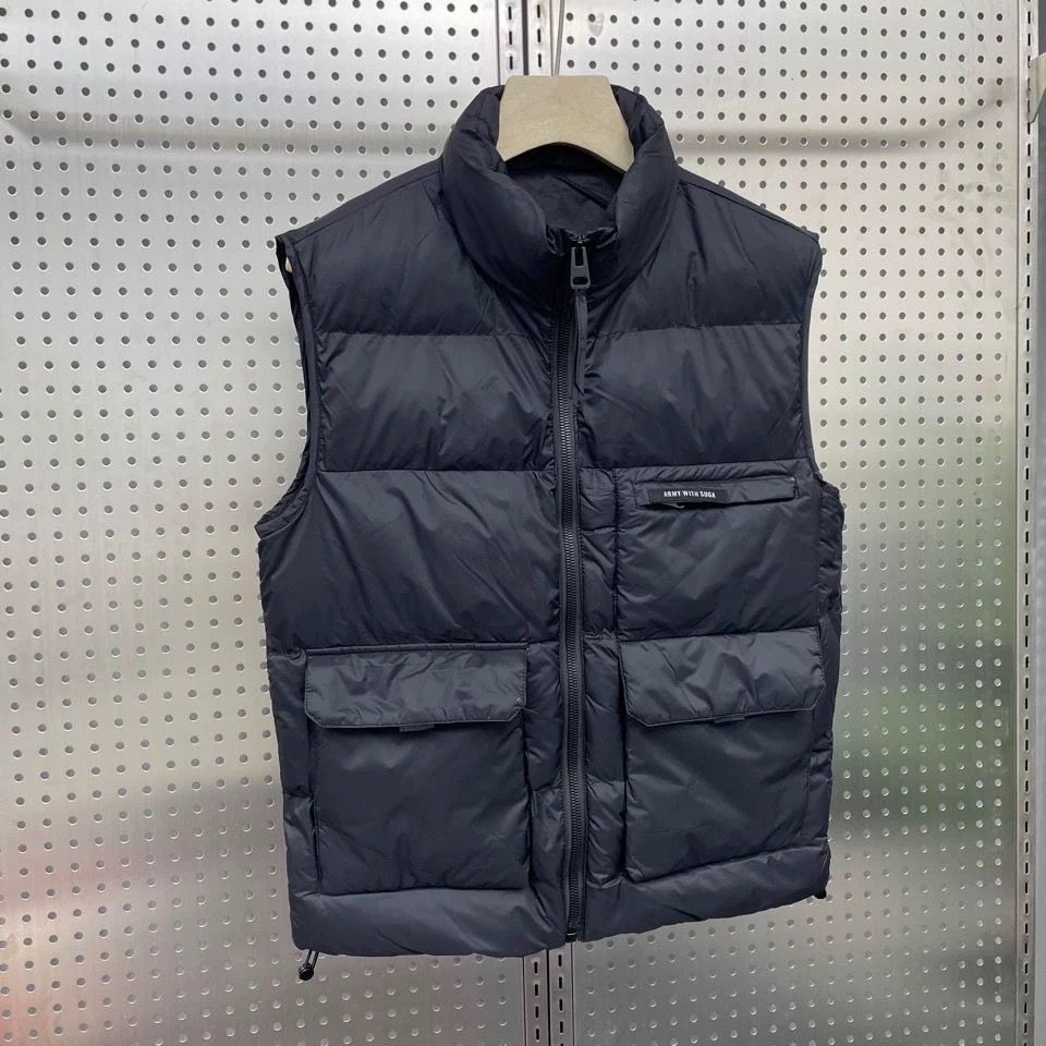 2025秋季新款丝绒棉马甲男欧洲站潮牌立领百搭坎肩保暖休闲背心男,淘宝优惠券,粉丝福利购,淘宝优惠卷