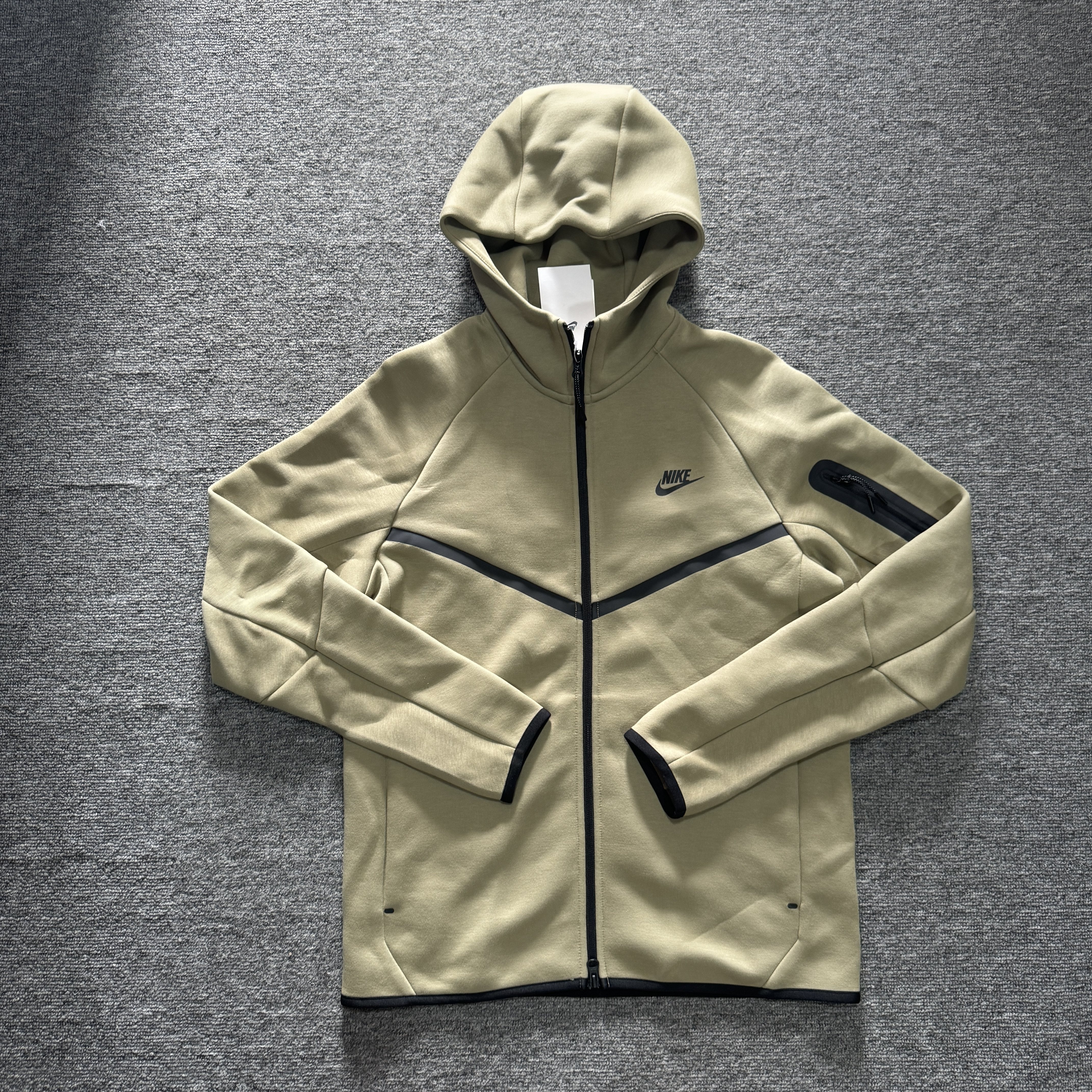 Nike/耐克 TECH FLEECE男子针织双拉链头连帽夹克外套FB7922-013,淘宝优惠券,粉丝福利购,淘宝优惠卷