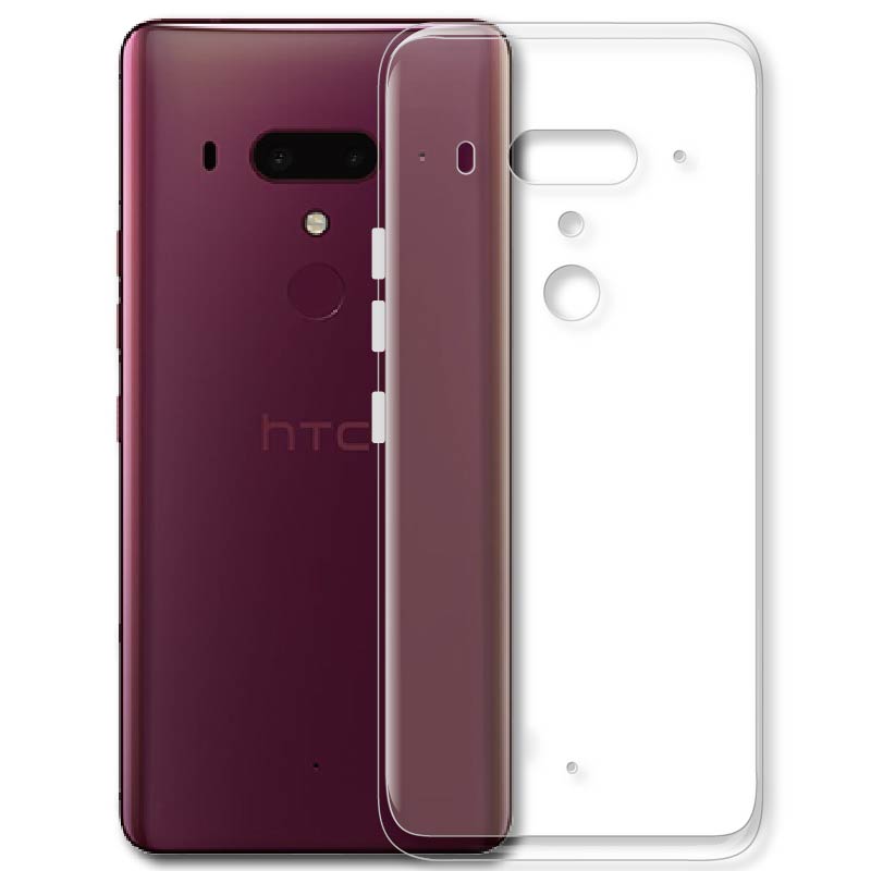 HTC U12plus手机保护套U12+全包边后软壳2Q55300男女款透明壳防摔