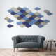 Living room 3D three-dimensional wall stickers fish-shaped felt are more than available every year