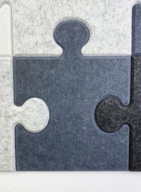 拼图整套毛毡板宿舍寝室改造毛毡墙贴留言板简约北欧ins照片墙
