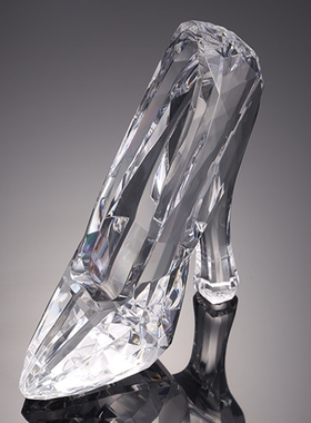 灰姑娘水晶鞋情人节礼物玻璃鞋