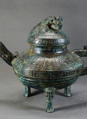 御如意铜摆件复古怀旧