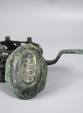 青铜器仿古四灵温酒炉纯铜摆件