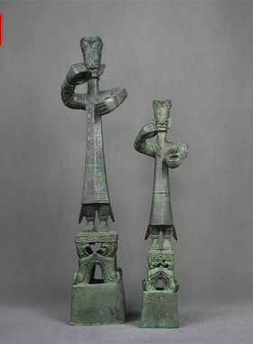 青铜器三星堆立人像大巨人