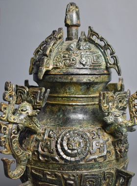 御如意铜摆件复古怀旧