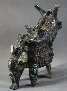 御如意铜摆件复古怀旧