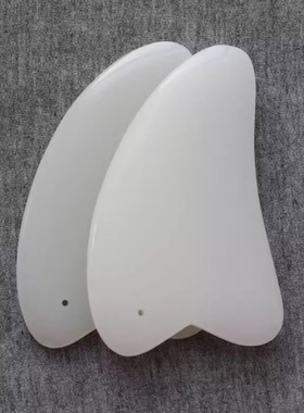 面部鱼尾刮痧板鱼型玉石套装脸部拨筋棒眼部美容院专用鱼形按摩棒