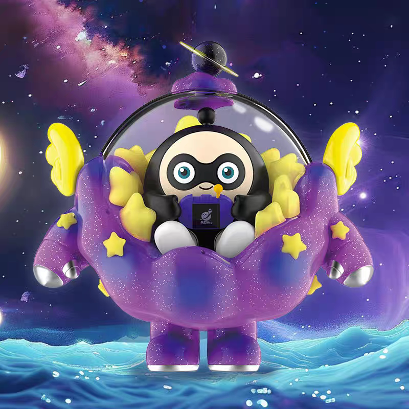 蛋仔派对盲盒正版TOPTOY蛋仔派对盲盒太空奇遇积木拼益智玩具摆件手办生日礼物