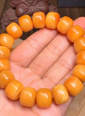 藏传回流老骆驼骨手串算盘珠子男女通用款手链民族风佛珠饰品