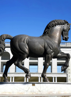 铸铜马雕塑大型雕塑制作马户外