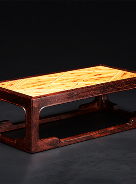 贡匠印度小叶紫檀中式风红木底座