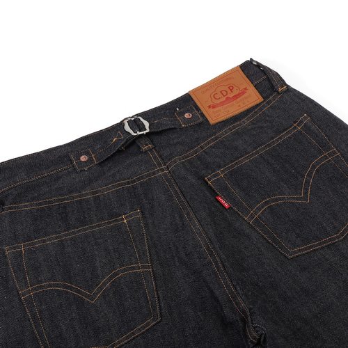 C.D.P. 37XX 15OZ 复刻赤耳 UNWASH牛仔直筒男款裤偏宽松版型 cdp - 图1