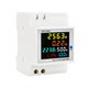 Wifi smart meter digital display voltage and ammeter power display household electricity meter guide rail meter