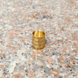 Старомодные аксессуары, медная латунная курительная трубка подходит для мужчин и женщин, 16мм