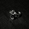 SUPERTOFU Lucky Horseshoe Ring Lucky Ring Retro Atmosphere 925 Sterling Silver Wear Accessories