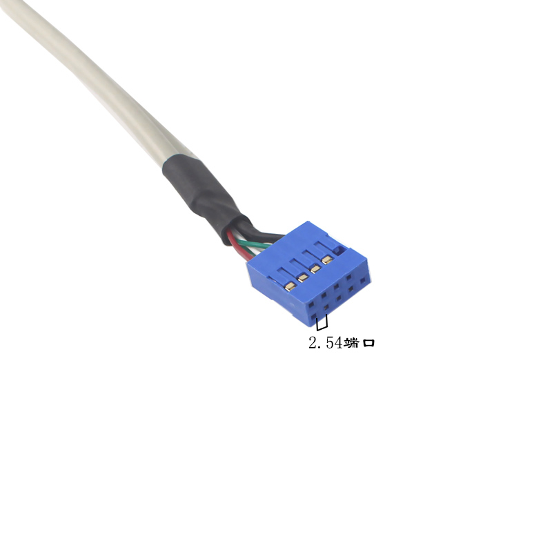 USB扩展线主板机箱后置2口4口USB2.0线 9针转外置面板USB3.0接口 - 图1