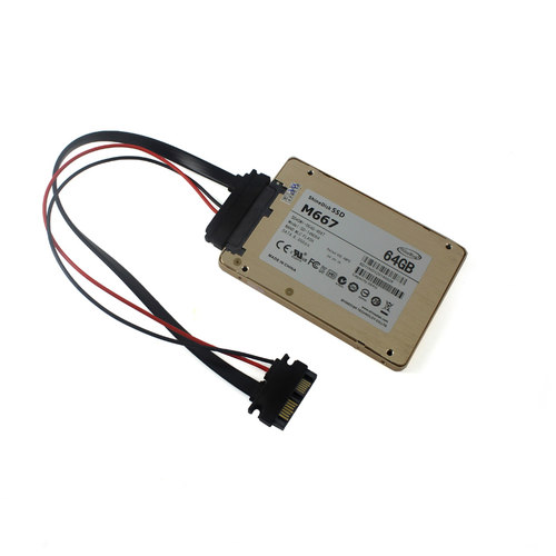 笔记本光驱SILM-SATA13PIN公转SATA 7+15硬盘SSD供电数据线光驱位7+6转7+15pinSATASATA光驱转台式机13P转22P - 图2