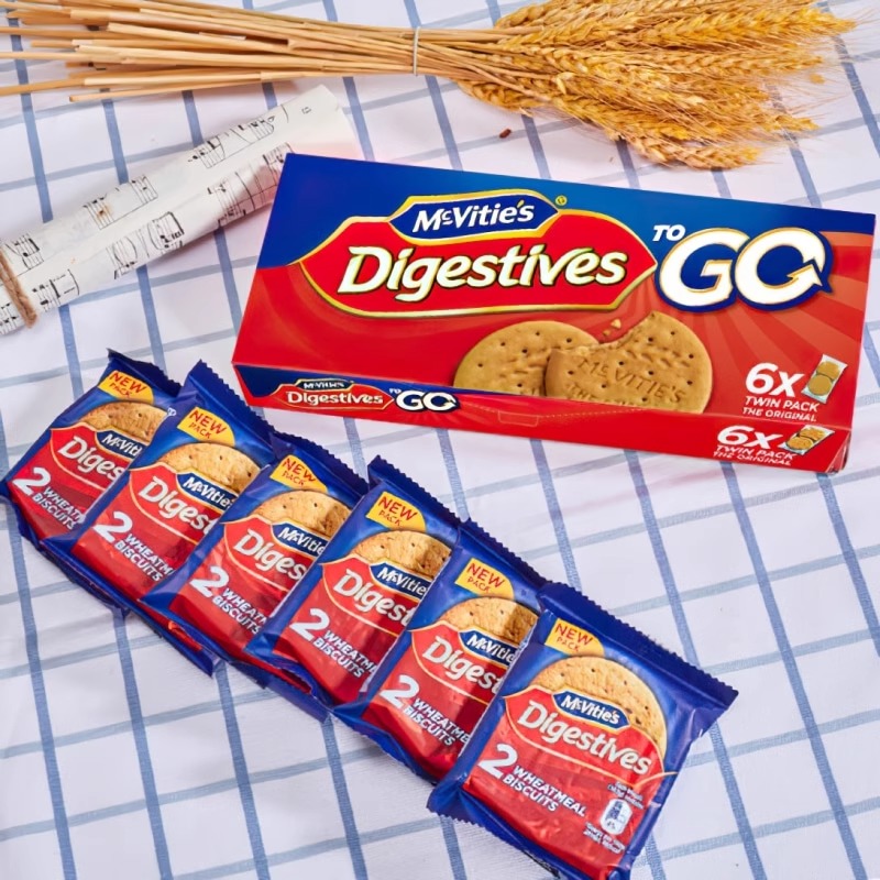 英国McVities麦维他全麦消化饼 手指饼纤滋棒百年品牌下午茶点心