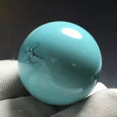 DIY аксессуары 7a级湖北绿松石散珠 圆珠回纹珠diy多宝文玩弟子珠配珠