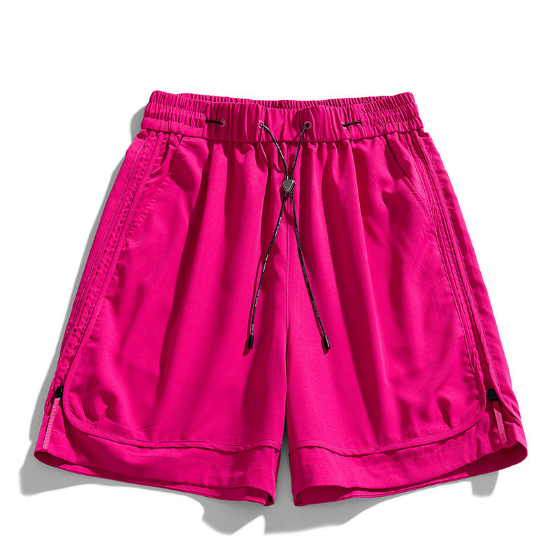 Wassup shark彩色冰丝速干短裤男夏季纯色百搭宽松运动沙滩五分裤,淘宝优惠券,粉丝福利购,淘宝优惠卷