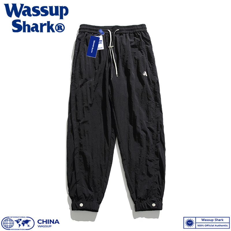 Wassup Shark山系冰丝速干裤男薄款夏季宽松裤子休闲长裤运动裤潮,淘宝优惠券,粉丝福利购,淘宝优惠卷