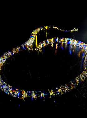 奥地利水晶锁骨链925银配饰