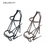 British Water Le Obstruction Water Le Rapida Water Le Barrier Black Leather Water Le Gleaming Water Le Reins Horseback Riding Chew