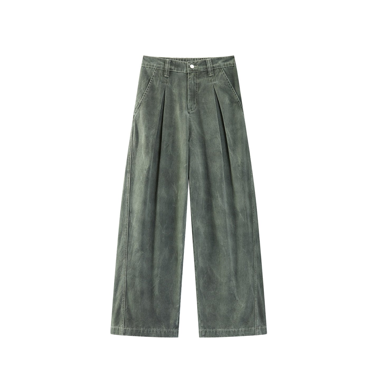 灰绿色直筒垂感多口袋工装休闲裤男生2025新款秋季休闲宽松长裤子,淘宝优惠券,粉丝福利购,淘宝优惠卷