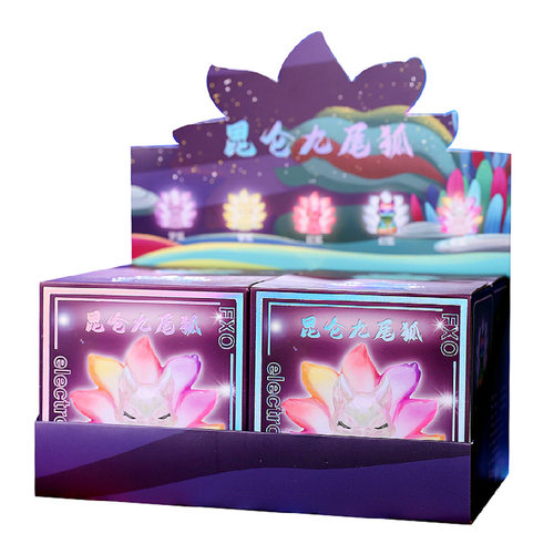 新款创意古风涂山九尾狐盲盒狐狸小摆件女生桌面装饰礼品昆仑 - 图3